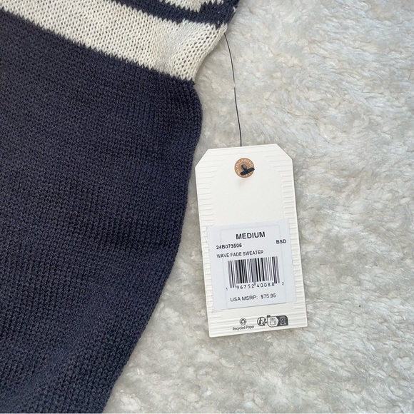 Billabong Wave Fade navy blue lightweight crewneck beach sweater - Picture 7 of 7